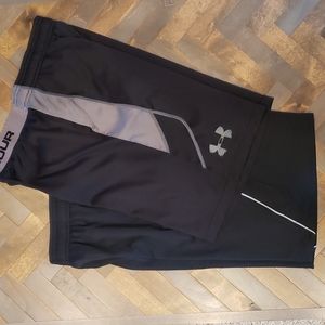 2 pair YL Under Armour shorts